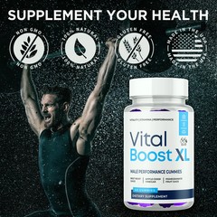 2(pack) 120 Gummie Vital Boost XL Male Gummys Advanced Max Formula VitalBoost XL