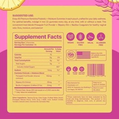 Kitty Queen Slippery Kitty – Feminine Probiotic + Moisture Gummies
