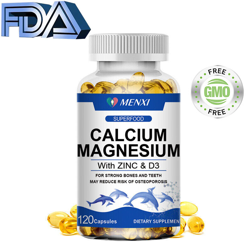 Vitamin D3 600iu Calcium 1000mg Magnesium 1425mg Zinc 25mg Bone Muscle Health BY