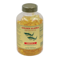 2 bottles Golden Omega 3, EPA DHA Deep Sea Fish Oil, 400 softgels in total