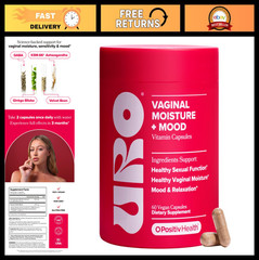 Vaginal Moisture & Mood Support Supplement – KSM-66 Ashwagandha, Ginkgo Biloba,