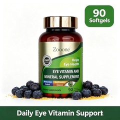Lutein Zeaxanthin Complex 180mg Tablets Natural Wellness Formula 90ct