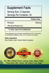 Rhodiola Rosea Capsules 1000mg Serving – No.1.