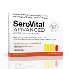 SeroVital Advanced 120 Capsules +60 Tablets 30 Day Dietary Supplement SeroVital.