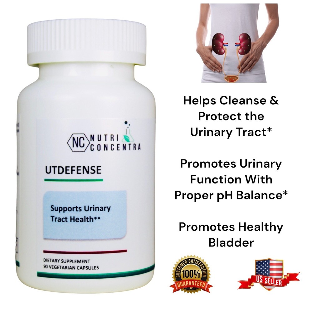 Urine Infection Supplement, Biomedical Formula, 750 mg, 90 Capsules, Natural.