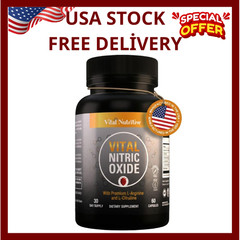 Vital Nitric Oxide Supplements for Men – Workout Booster Supplement for Men – Ni
