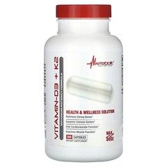 Vitamin-D3 + K2, Maximum Potency Formula, 90 Capsules