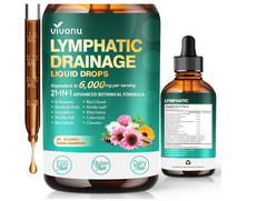 Lymphatic Drainage Drops Liposomal Immune Cleanse Support / Drenaje Linfatico
