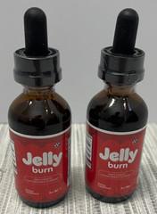 Jelly Burn Daily Health Management Support Drops 2oz 60ml – 2 Pack New Sealed