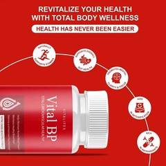 (2 Pack) Vital BP Advanced Blood Support Vitamin Formula VitalBP (60 Capsules)