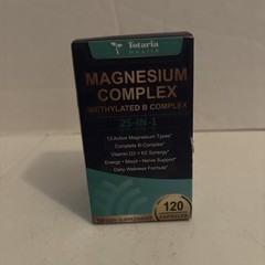 Totaria Magnesium Complex 25 in 1 Methylated B Complex 120 Capsules Exp 03/2028