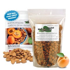 8 OZ Bag, Apricot Seeds, California Grown, Bitter, Raw, 100% All Natural