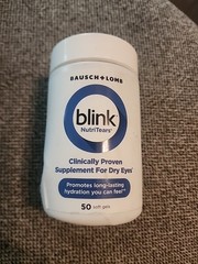 BAUSCH+LOMB Blink NutriTears Supplement for Dry Eyes 50ct 3-27
