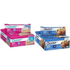 Quest Nutrition Birthday Cake Protein Bars, High Protein, Low Carb, Gluten Fr…