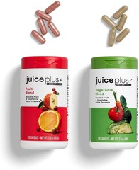 Juice Plus Fruit/Vegetable Blend, 120 Capsules Each Blend. Exp 10/2025