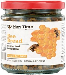 Bee Bread, Pure Fermented Bee Pollen, Organic Supplement 3.5 oz / 100g Raw Perga