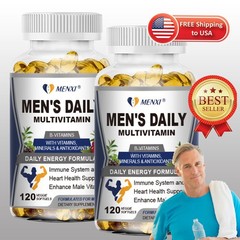 Multivitamin Mineral for Men, Best High Potency Mens Vitamin, Non-GMO Supplement