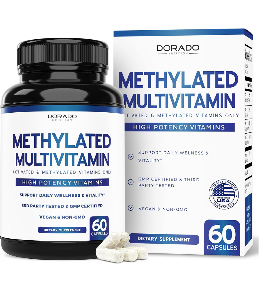 Methylated Multivitamin (Methylated and Activated Vitamins Only – Methylated B C