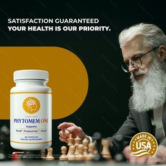 Phytomem One Capsules, Official Brain & Memory Support Supplement – 5 Pack