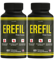 (2 Pack) Erefil Advanced Male Health Support Vitamin Supplement Ere Fil Capsules