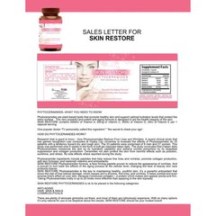Skin Restore Multivitamin Collagen Supplement & Facial Cream Serum Moisturizer
