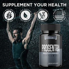 (3 Pack) Progentra Advanced Male Support Max Supplement Pro Gentra 180 Capsules