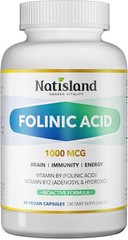 Active Folate (Folinic Acid 1000 MCG) + B12 500 mcg ~ Gentle & Highly Absorbable