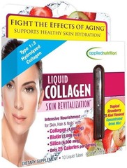 Applied Nutrition Liquid Collagen Skin Revitalization-10 Tubes-100 mL Each Tube