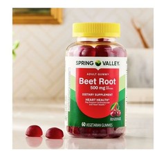 Spring Valley Beet Root Veg Gummy 60Ct, 2pk