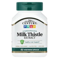 21st Century Vitamins Thistle Extract Veg , 60 Count (21338)