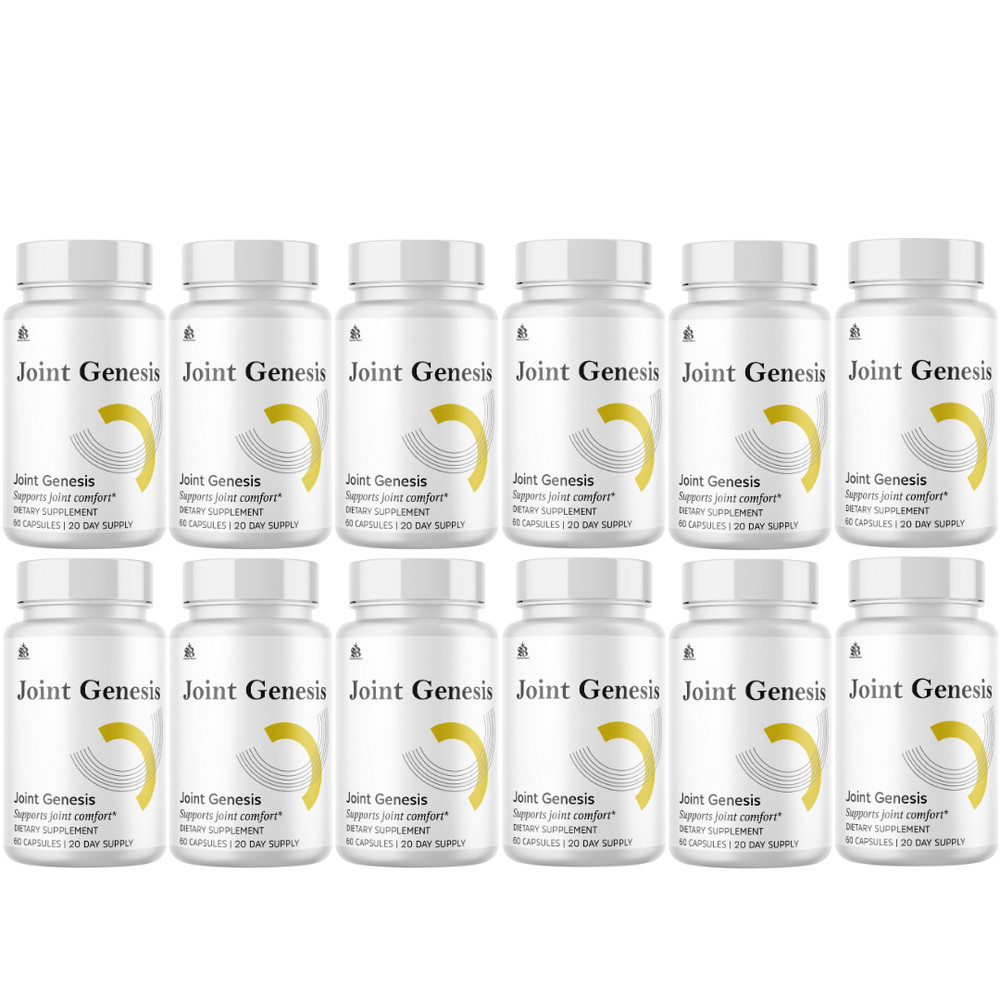 Joint Genesis – Joint Function Comfort Supplement, Joint Health- 12 Bottles