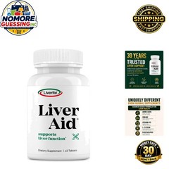Liver Aid Tablets – 60 Count, Non-GMO & Gluten-Free Wellness Support