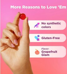 OLLY Undeniable Beauty Gummies Hair Skin Nails Biotin 2500 mcg 60 Count