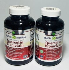 Amazing Formulas Quercetin Bromelain 120 Veggie Capsules ✅ 2 Pack