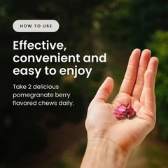 Human-N Super Beets / Pomegranate Chews for Heart Health 60 count