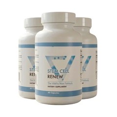 3-Pack Stem Cell Renew Capsules – StemCell Renew Dietary Supplement – 180 Caps