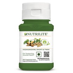 Nutrilite Madhunashini Shunti Twak Herbal Metabolism Support Formula | 60 Tabs