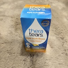 Thera Tears Eye Nutrition Therapy Omega-3 Supplement Softgels 1200mg – 90 Count