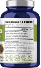 Essiac Tea 1350 Mg 180 Veggie Caps (Vegetarian, Non-Gmo)