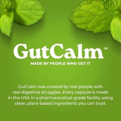 GutCalm IBS Relief Peppermint Oil Capsules Bloating Gas Constipation Comfort