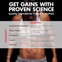 Max Muscle Arm Plus+ Anabolic Recovery Matrix | 25g Whey Protein, 8g Bcaas, 3…