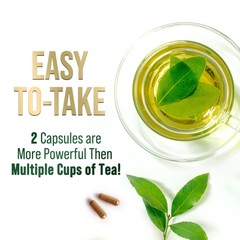 Green Tea Fat Burner 1000mg EGCG Extract Natural Weight Loss Supplement Capsules