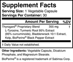 Thyrogard – Natural Thyroid Support Supplement – Non-GMO, Vegan, Gluten-Free