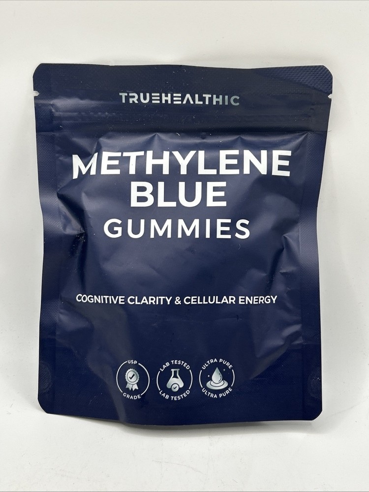 Truehealthic Mtlene Blue Gummies 30 Servings Keep Your Mind Sharp Exp 2028