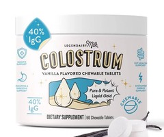 Legendairy Milk Colostrum Supplement Chewable Tablets 60 Ct Ex 02/2026