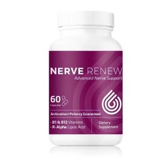 NERVE RENEW Advanced Nerve Support – with R-Alpha Lipoic Acid & etc – Pack of 2.