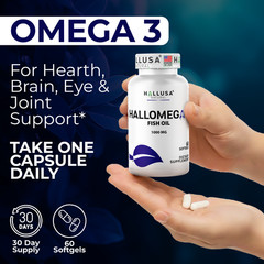 OMEGA 3 – Heart & Cholesterol – Anti-Inflammatory Arterial hypertension- 60 Sof