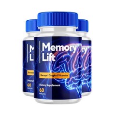 3-Pack Memory Lift Brain Capsules – Brain Health & Memory Support – 180 Capsules