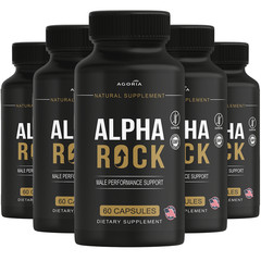 (5 Pack) Alpha Rock Advanced Male Healt Support VItamin AlphaRock Capsules