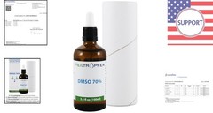 Dimethyl Sulfoxide 70% – Third-Party Tested DMSO in Dark Amber Glass Bottle